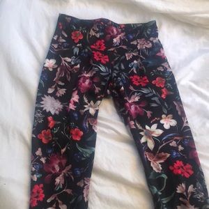 High Waisted Floral yoga pants from Old Navy
